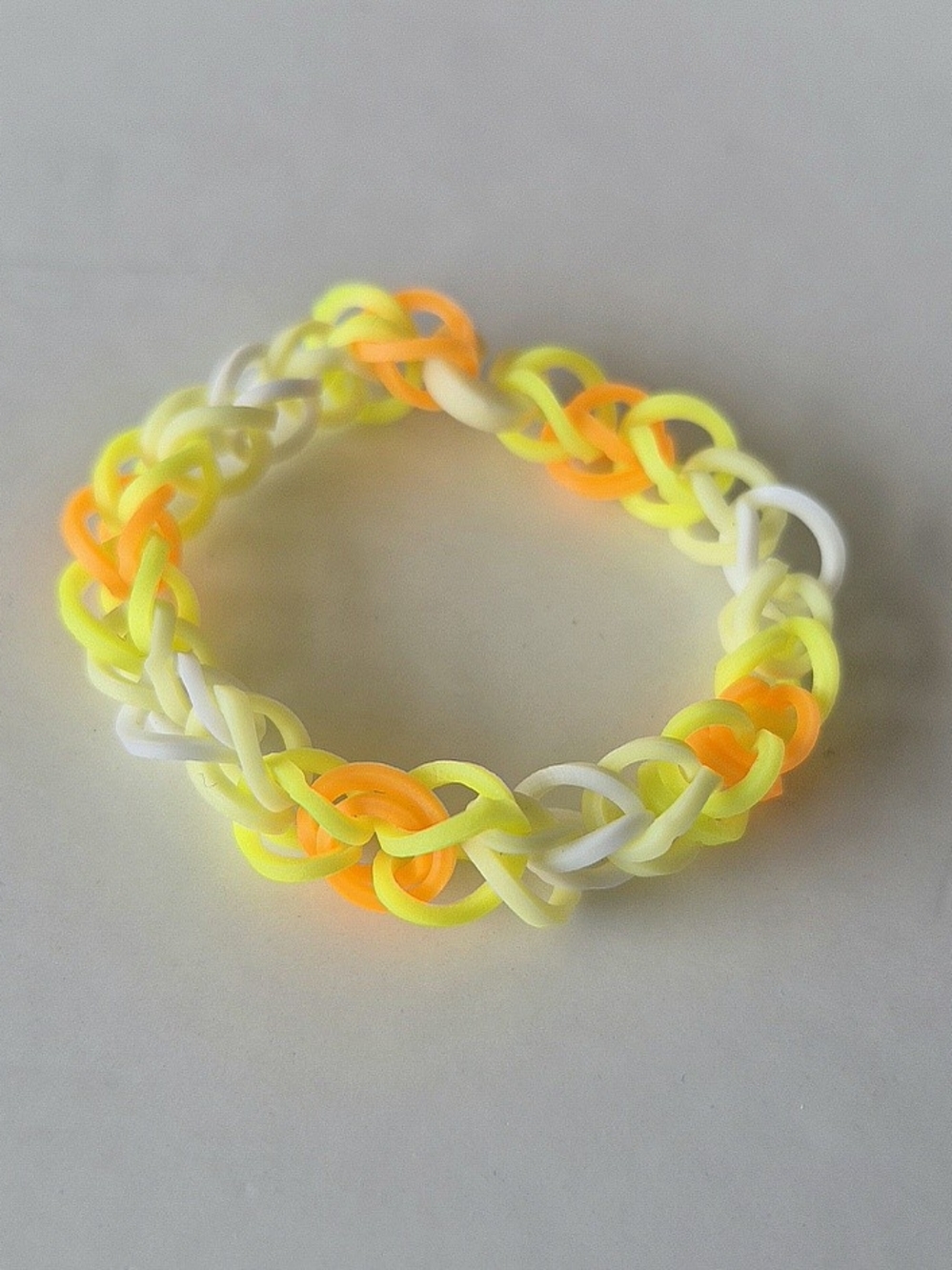 Handmade Elastic Bracelets - Yellow Gradient